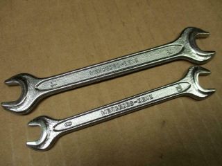 Vintage Mercedes Benz Tool Kit Dowidat Wrenches 17/13mm 10/8mm Din895 1