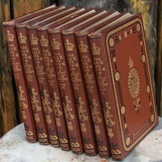 Antique 1887 The Age We Live In History Of 19th Century Books James Taylor 8 Vol