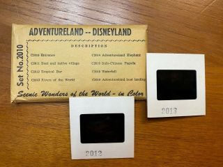 Disneyland Slides (vintage) - Set No.  2010 - Adventureland