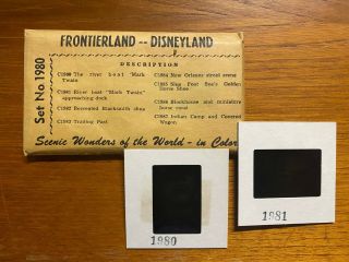 Disneyland Slides (vintage) - Set No.  1980 - Frontierland