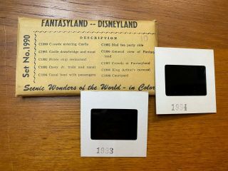 Disneyland Slides (vintage) - Set No.  1990 - Fantasyland