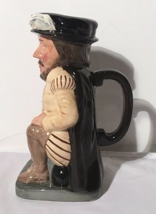 Vintage Royal Doulton SIR FRANCIS DRAKE Large Toby Jug Character Ceramic Mug 2