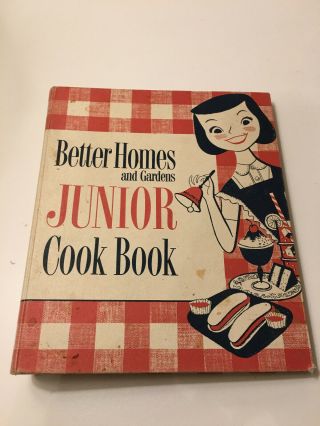 Vintage Better Homes And Garden Junior Cookbook 1955 Binder 1st Edition