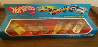 Hot Wheels Racer Gift Pack / 6 Six Fast Lane Machines Mattel [gx908]