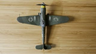 Built 1/48 WW2 German Fighter Messerschmitt BF - 109 Plastic Scale Model Plane 3