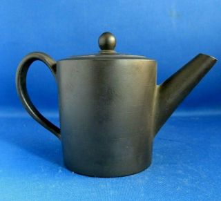 Antique 18thc/19thc Wedgwood Black Basalt Miniature Teapot C1800