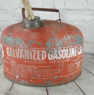 Vintage Eagle Gasoline Can - 2 1/2 Gallon - Model Sp - 2 1/2 - Gas