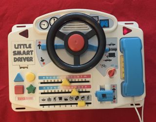 Vintage 1989 Vtech Little Smart Driver Driving Electronic Preschool