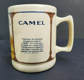 Vintage Camel Cigarettes R.  J.  Reynolds Tobacco Coffee Mug 4.  5” Cup /Mug RJRTC 2