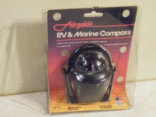 Nos Vintage Airguide Marine & Rv Compass Model 1616 Illuminated