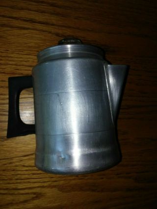 VINTAGE COFFEE POT by COMET IDEA FOR CAMPING 5 CUPS ALUMINUM 2