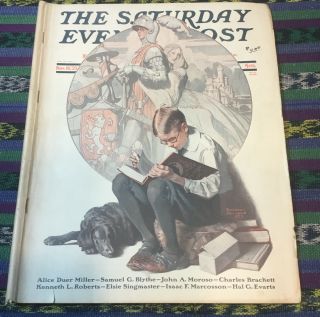 The Saturday Evening Post - Nov.  10,  1923 - Vintage Ads - Soap Candy Auto Rockwell