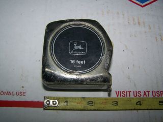 Vintage John Deere Tape Measure 16 Feet Measure Jd Part Ty3406