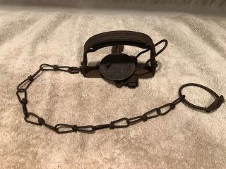Vintage Diamond No 31 1/2 Frame Jaw Wire Lever Trap Newhouse Victor Sargent