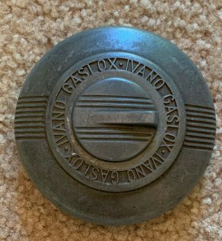 Vintage Ivano Gaslox Pat No.  2125819 Locking Gas Cap Made In Usa No Key 431