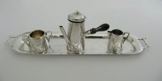 Miniature Sterling Silver Coffee Set - 1905
