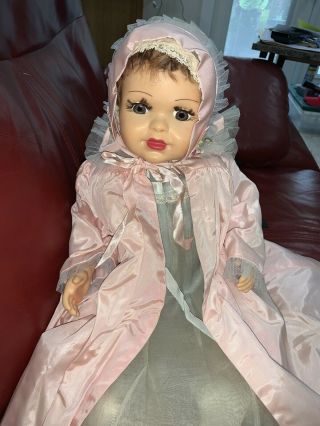Vintage Terri Lee Baby Connie Lynn Doll In Tagged Outfit