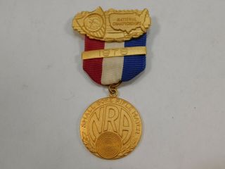 Nra 1978 Small Bore Rifle Match National Championship Medal & Ribbon