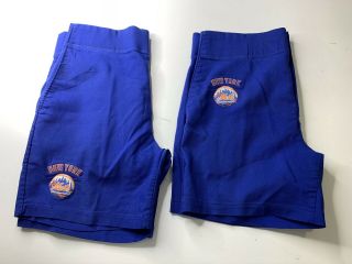 Vintage Jeff Mangold York Mets Player Game Issued Uniform Pants Shorts Large