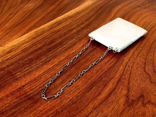 American Sterling Silver Change And Bill Purse With Notebook And Pencil