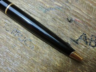 Vintage Laque Black MOTOROLA Gold Trim GT PARKER INFLECTION Ballpoint Pen UK 3