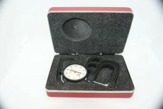 Vintage Starrett No.  1015b - 441.  001 Portable Dial Thickness Gauge Tool