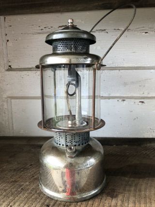 Antique 1920’s Coleman Quicklite Lantern Kerosene Nickel