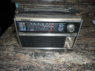 Vintage Stewart Model 2188 Multi Band Radio,  Cb,  Am,  Fm,  Tv Weather Band