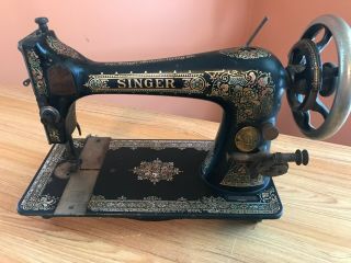 1900 Antique Singer Sewing Machine Head Model 27