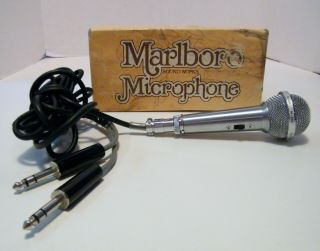 Vintage Marlboro M - 200 Sound Microphone With Cord/jacks