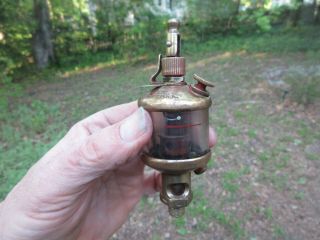 Antique Ex - Cell - O Spindle Oiler By Essex Brass Hit Miss Gas Engine Drip Steam