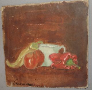 ANTIQUE FRENCH IMPRESSIONIST STILL LIFE OIL PAINTING SIGNED RENOIR 2
