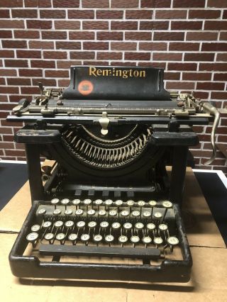 Vintage Antique Remington Standard No.  10 Typewriter 1913 - 1914? Serial 336454