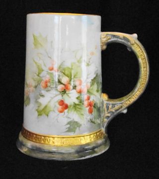 Ceramic Art Compant American Belleek Porcelain Tankard Mug Stein 1889 - 1906