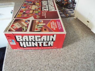 Vintage 1980s Retro 1981 Bargain Hunter Board Game Milton Bradley 3