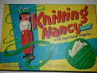 Collectable Vintage Knitting Nancy With Improved Staples Spear’s Games