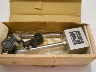 Vintage Central Tool Company 233 Magnetic Base With Dial Indicator Nos