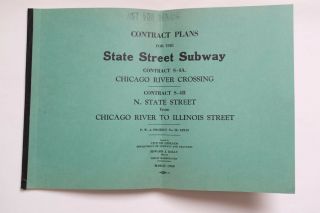 Chicago State Street Subway Contract Plans - March 1939