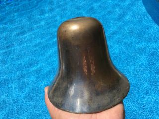 Vintage Brass Nautical Or Rail Road Liberty Bell Cleveland Ohio 1917 Pat 