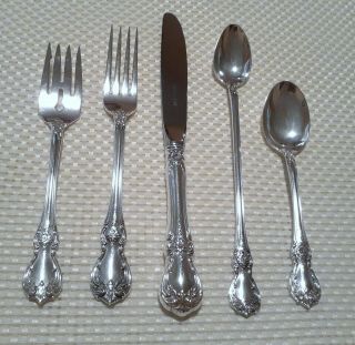 Towle Old Master Sterling Silver 5 Piece Dinner Place Setting No Mono