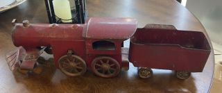 ANTIQUE EARLY 1900s DAYTON HILL CLIMBER FLOOR TRAIN 18” L MAKE OFFER 3