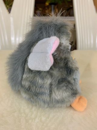 Vintage 1998 Furby Model 70 - 800 Gray w/Pink Ears Not Tiger With Tag 2