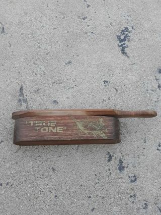 Vintage True Tone Turkey Call Box Penn 