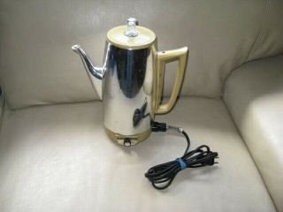 Vintage General Electric 9 Cup Immersible Percolator A4p15