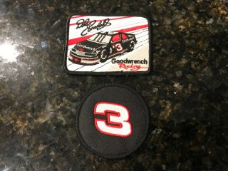 Vintage Dale Earnhardt No.  3 Gm Goodwrench And Bonus Nascar Patch Unreal