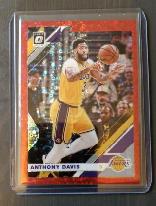 2019 - 20 Anthony Davis Donruss Optic Red Fast Break Disco /85 Lakers