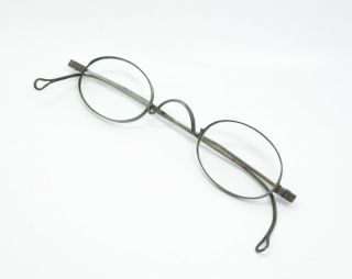 Antique Pair Early 19c American Coin Silver Spectacles Eye Glasses Aafa