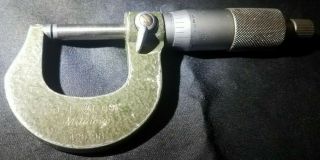 Vintage Mitutoyo 0 - 1 " Micrometer