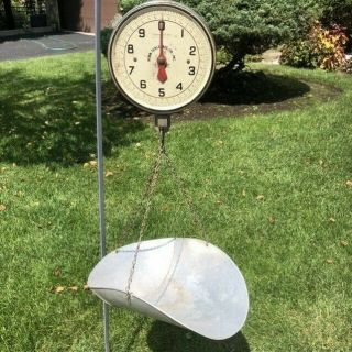 Antique Penn Scale Mfg Co Hanging Country Store Produce Scale Philadelphia Vgvc