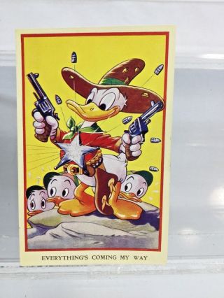 Walt Disney Vintage Donald Duck Postcard 5035 Valentine And Sons England Rl